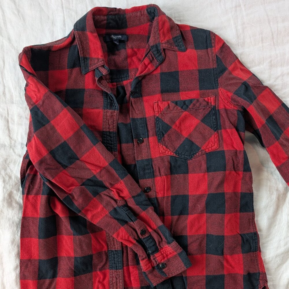 Madewell Flannel Shirt in Buffalo Check